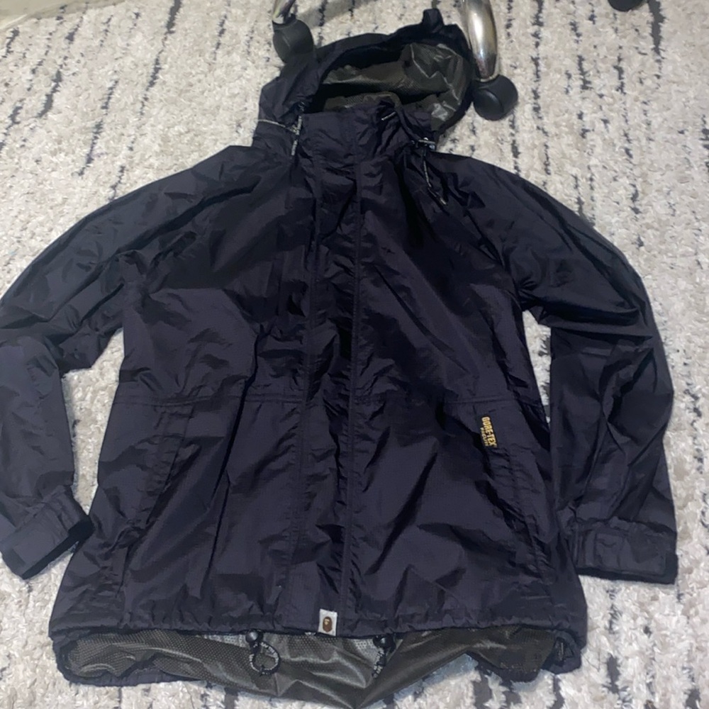 Black Bape rain jacket size M in men’s